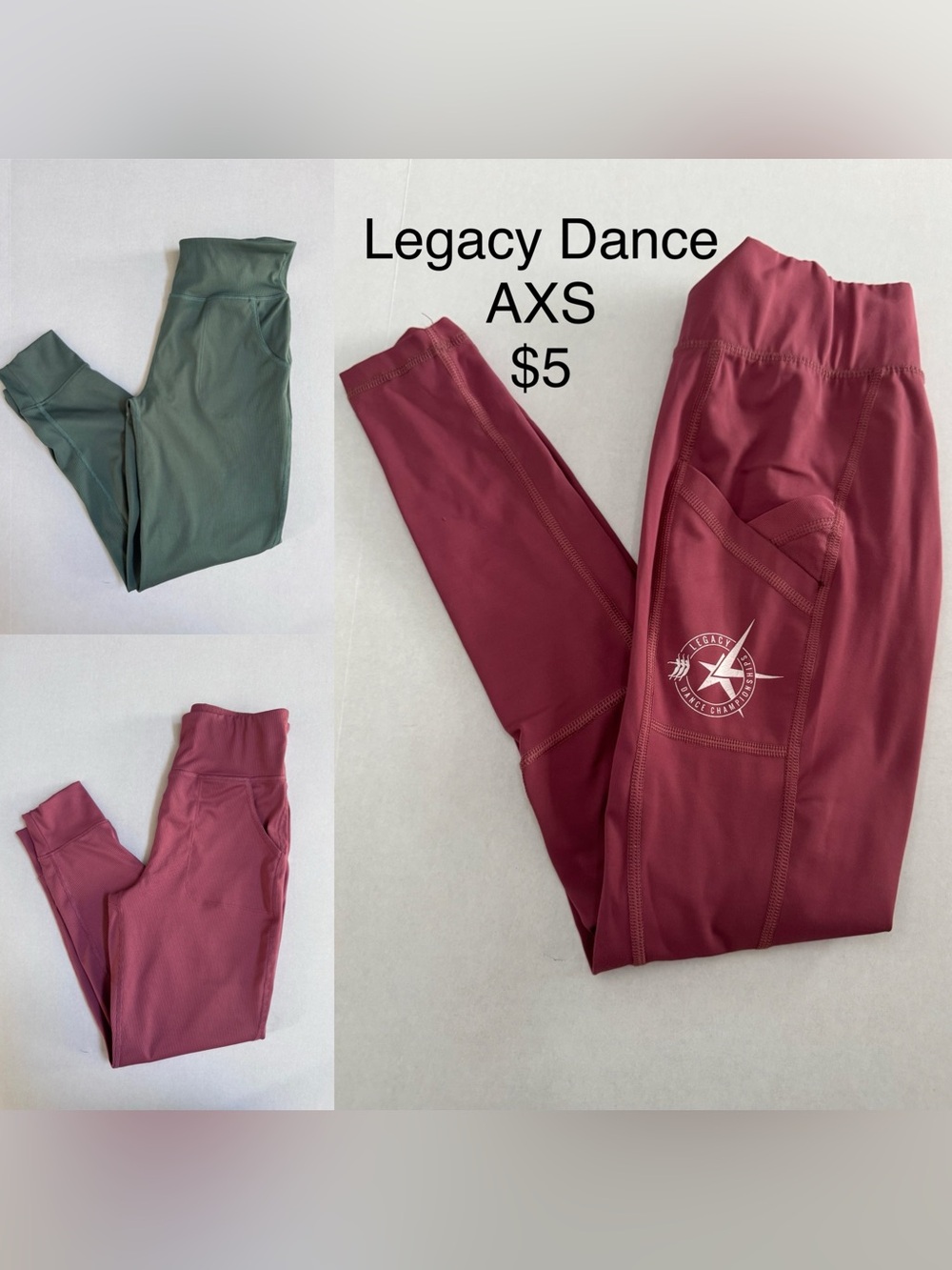 Lot of Three Girl Leggings Joggers